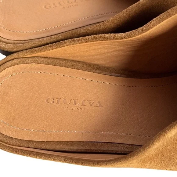 Giuliva Heritage Asilah Mules brown suede size 38